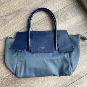 Samantha Thavasa Nylon  Leather Tote Bag